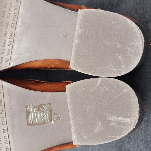 MIZ Mooz New York Jonnie ankle boots Brown Leather Women's size US7/ EU37 - Picture 10 of 14